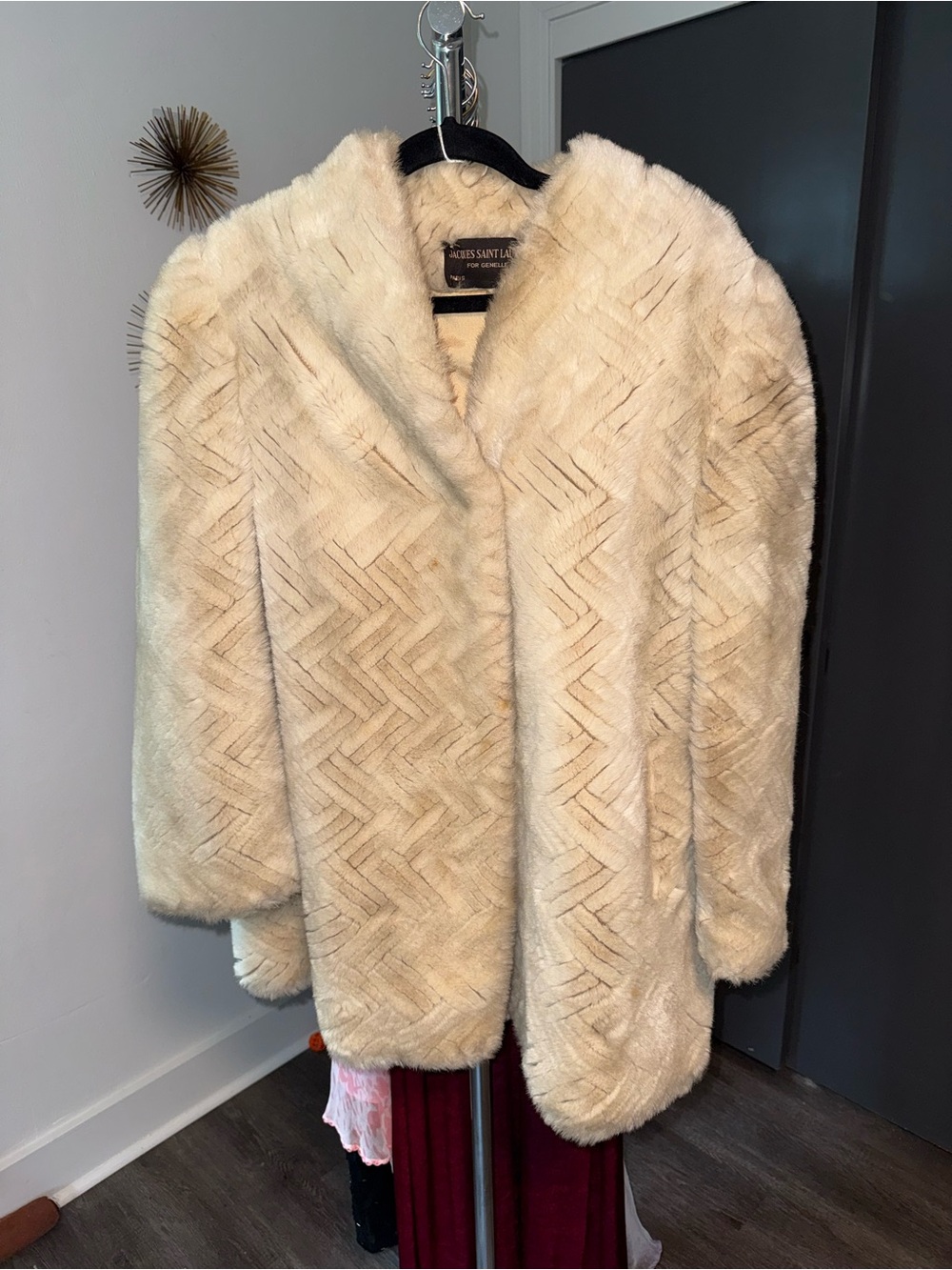 Jacques Saint Laurent Fur Coat